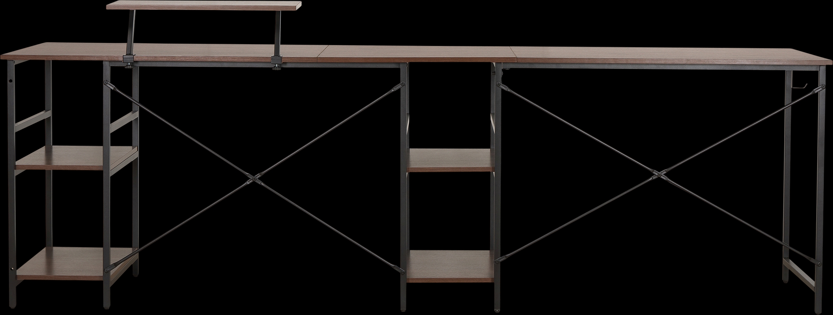 Kinigar Walnut Storage Desk - Thumbnail - Image 16