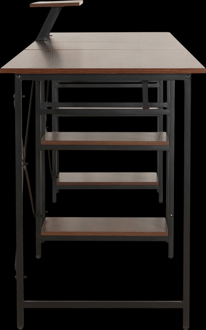 Kinigar Walnut Storage Desk - Thumbnail - Image 17