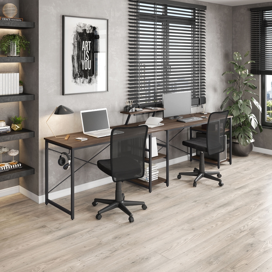 Kinigar Walnut Storage Desk - Thumbnail - Image 22