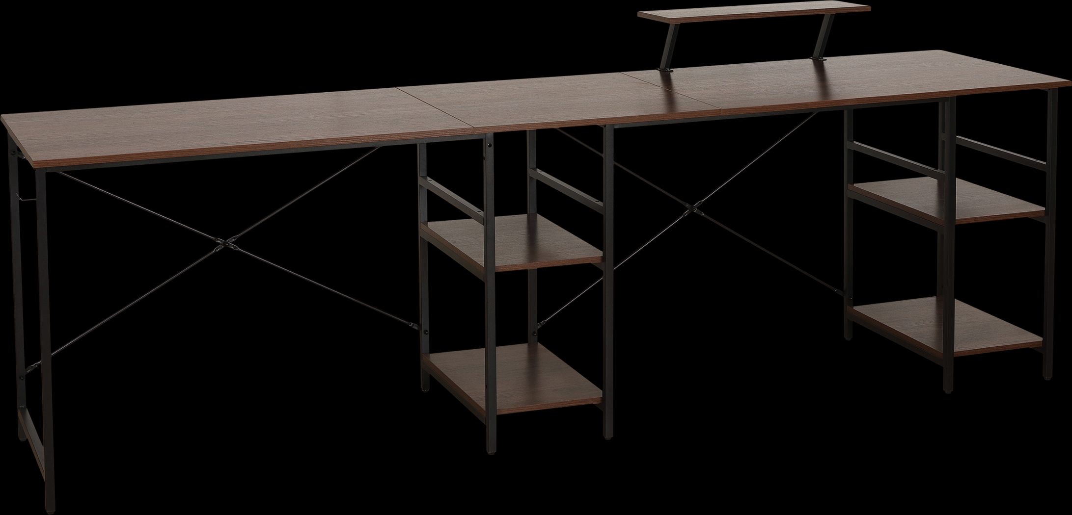 Kinigar Walnut Storage Desk - Thumbnail - Image 6