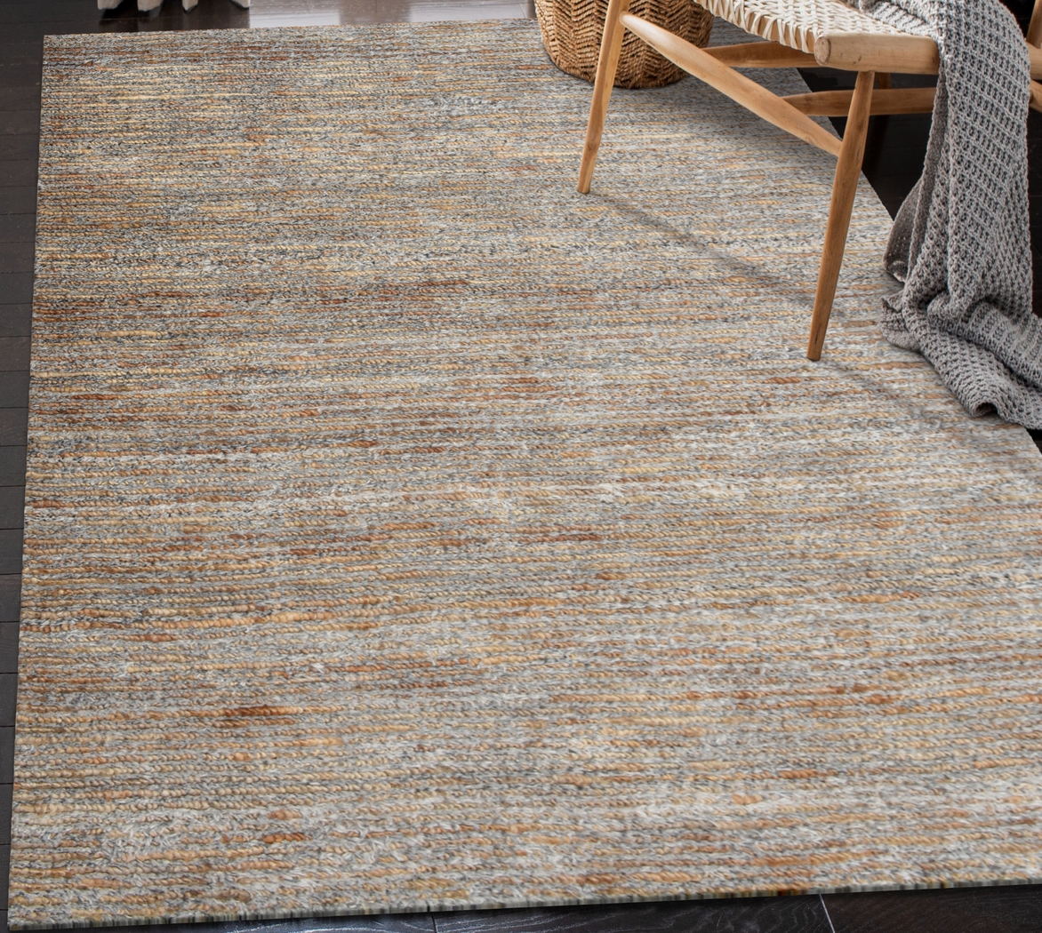 Kinipon Gray/Natural 5' x 7' Rug - Thumbnail - Image 4