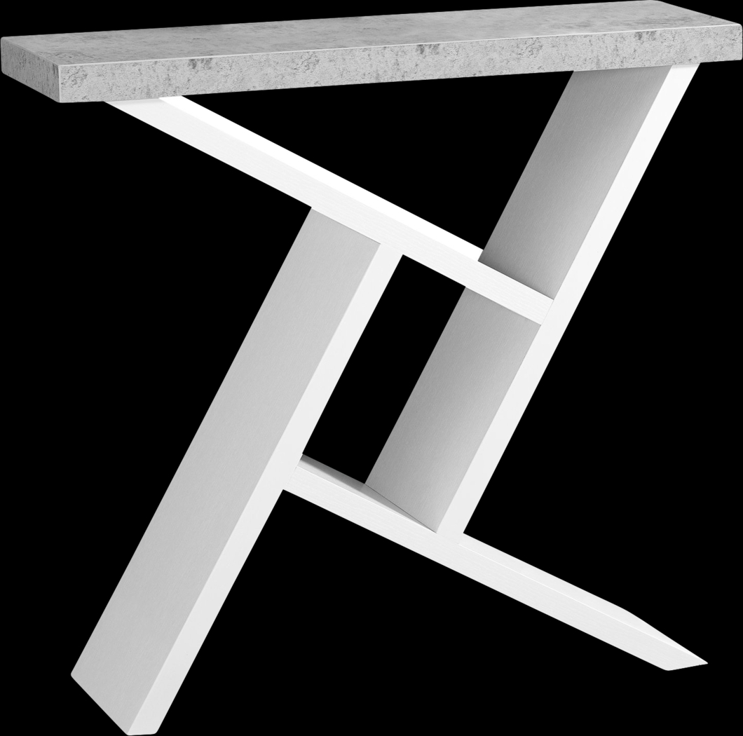 Kinkaide White Console Table - Thumbnail - Image 1
