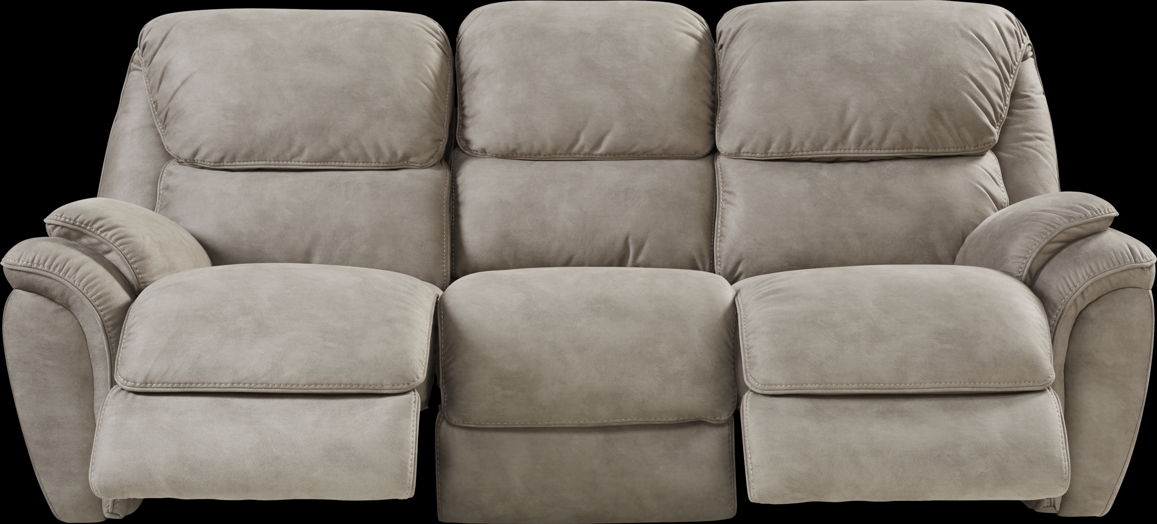 Kinley Beige Reclining Sofa - Thumbnail - Image 2