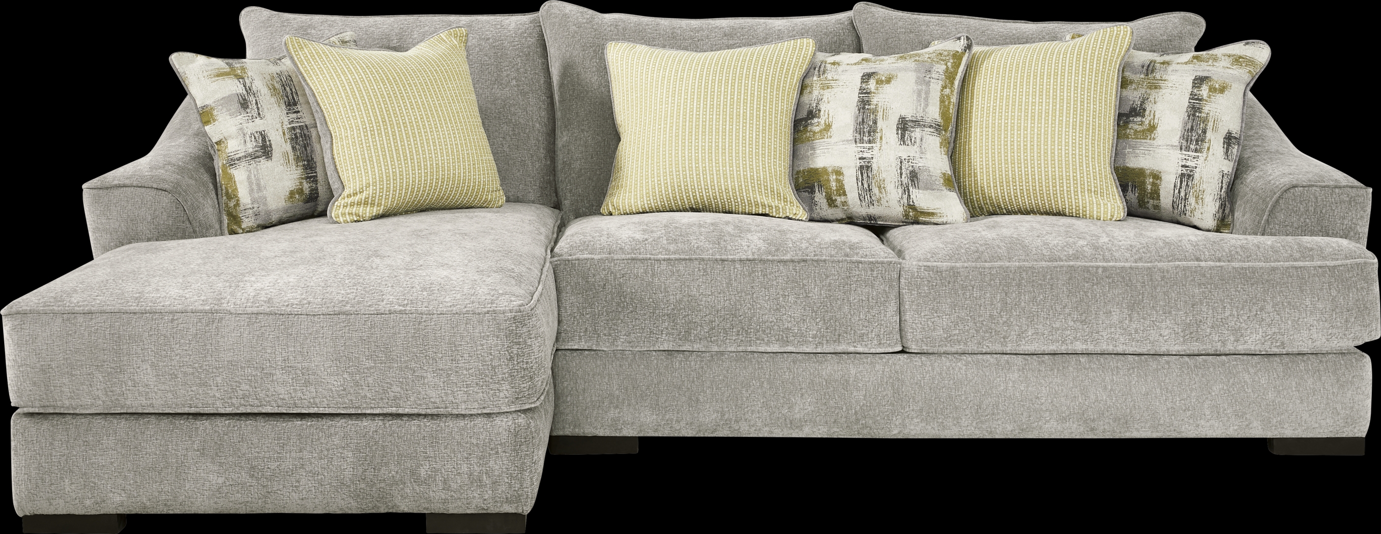 Kinley Gray 2 Pc Sectional - Thumbnail - Image 1
