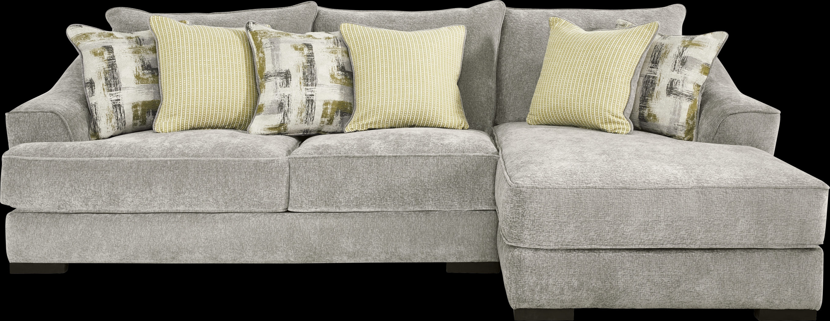 Kinley Gray 2 Pc Sectional - Thumbnail - Image 1