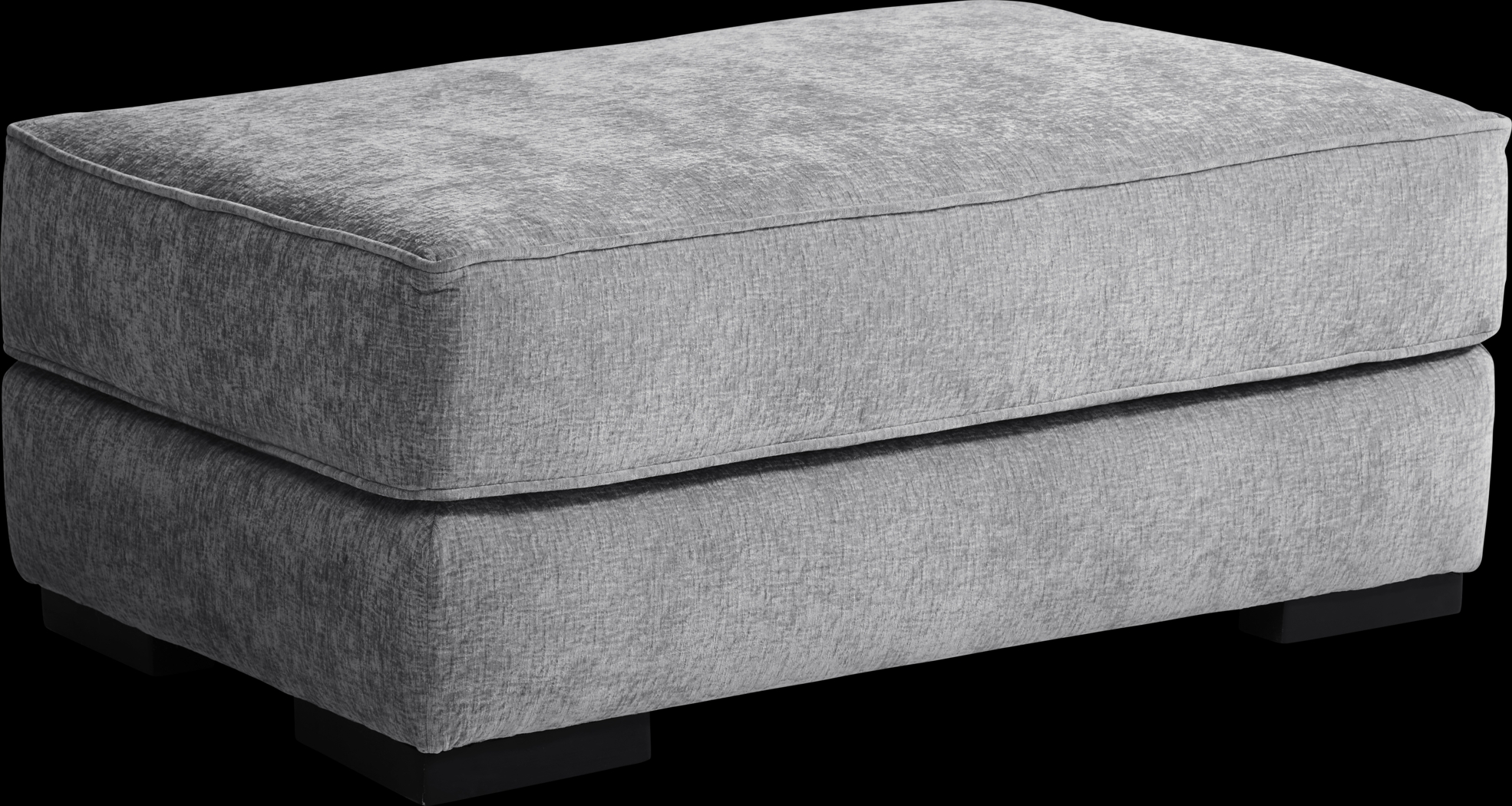 Kinley Gray Ottoman - Thumbnail - Image 1