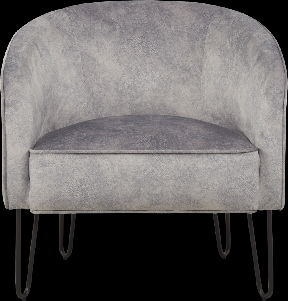 Kinnett Gray Accent Chair - Thumbnail - Image 2