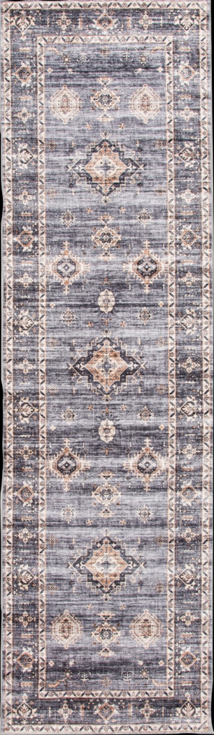 Kinniard Gray 2'3 x 7'6 Rug - Thumbnail - Image 1