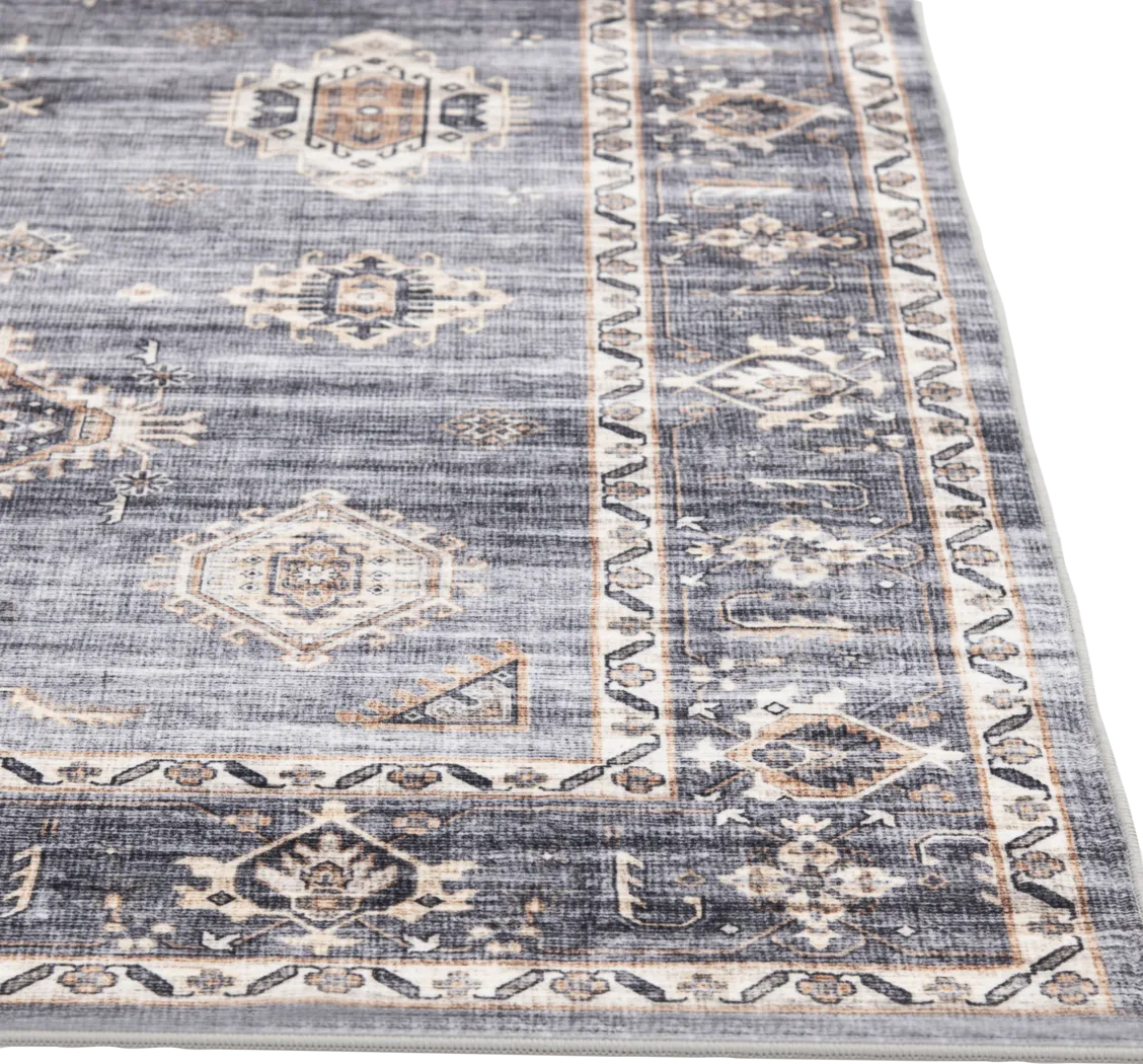 Kinniard Gray 7'5 x 9'5 Rug - Thumbnail - Image 2