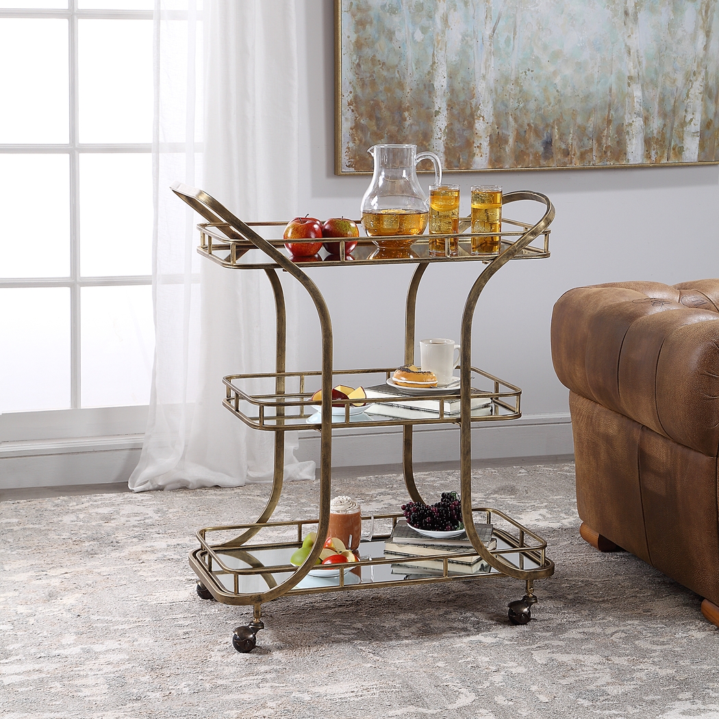 Kinoo Gold Bar Cart - Thumbnail - Image 2