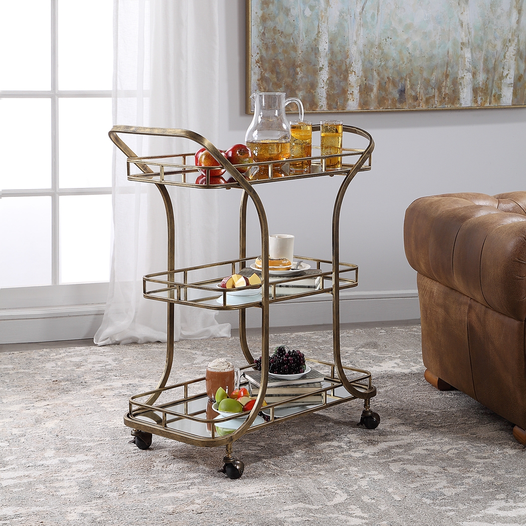 Kinoo Gold Bar Cart - Thumbnail - Image 3