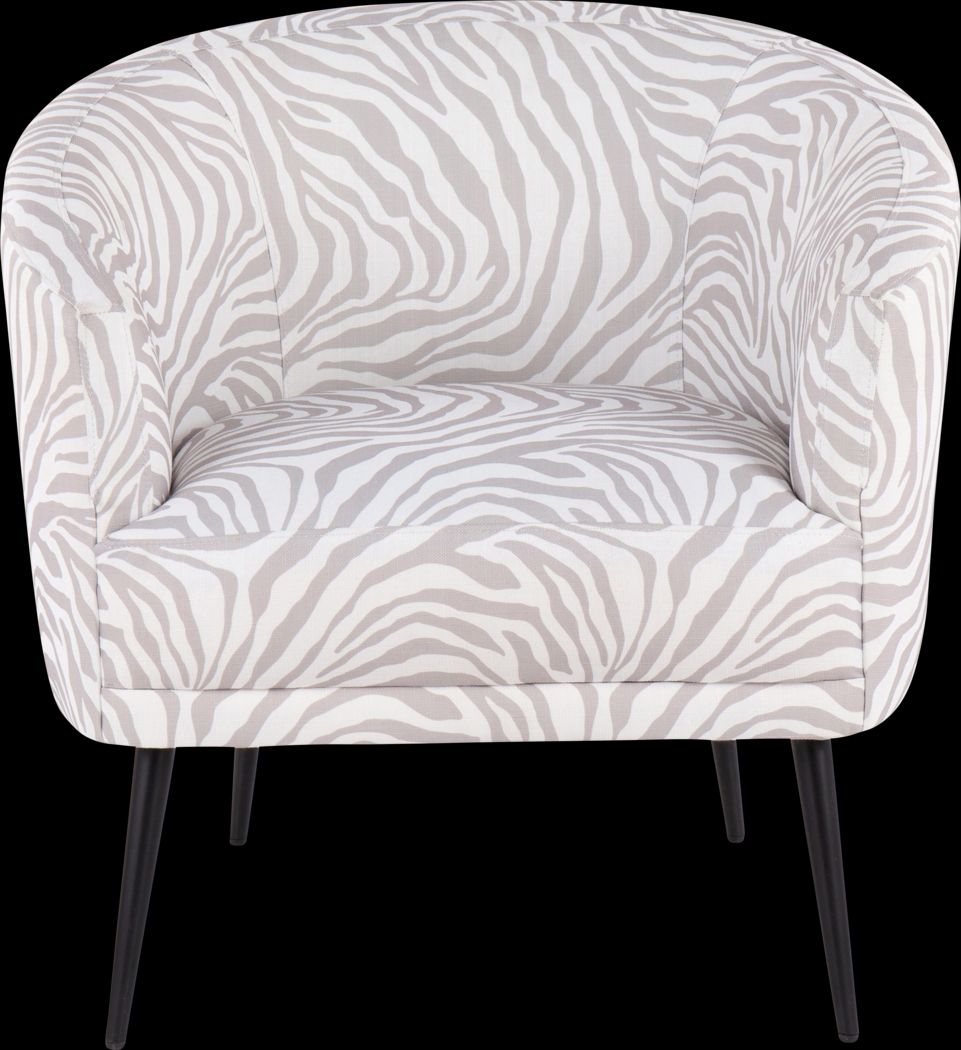 Kinuka Gray Accent Chair - Thumbnail - Image 5