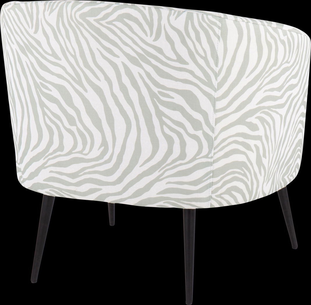 Kinuka Green Accent Chair - Thumbnail - Image 3