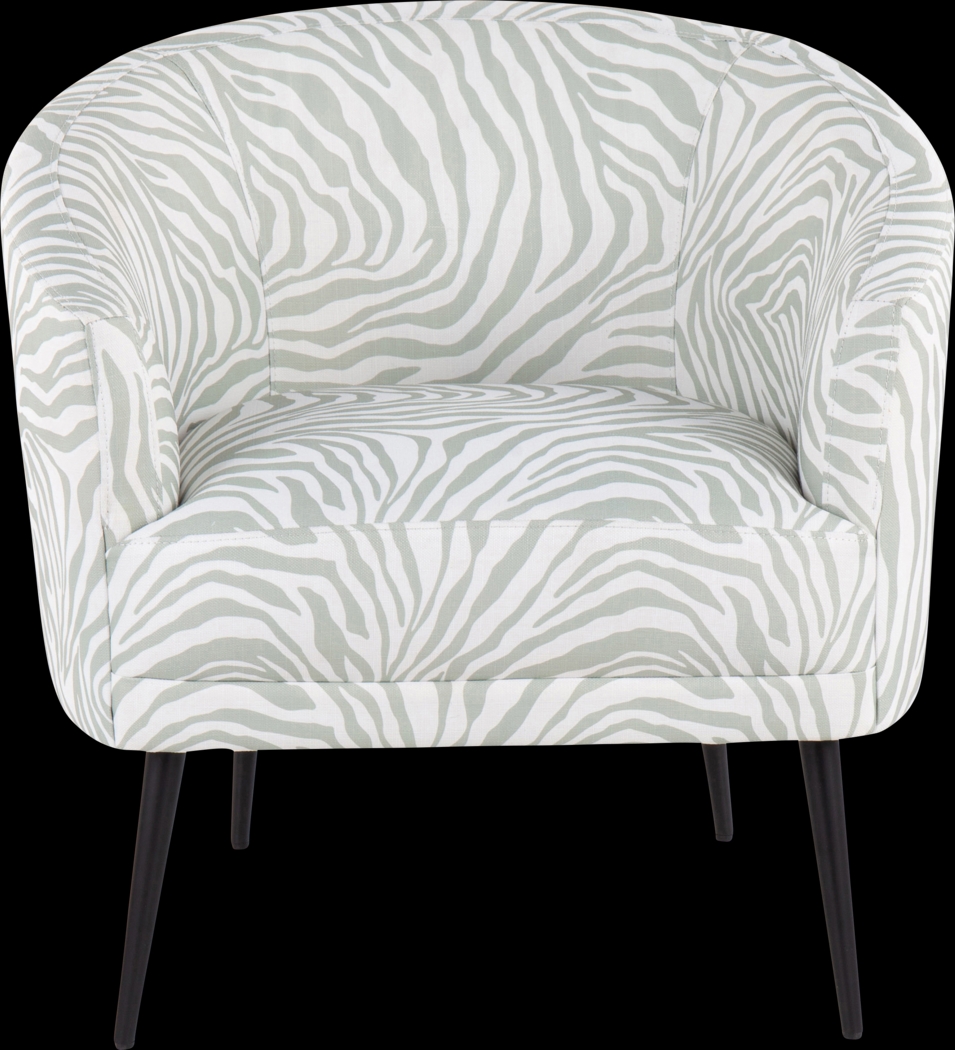 Kinuka Green Accent Chair - Thumbnail - Image 5