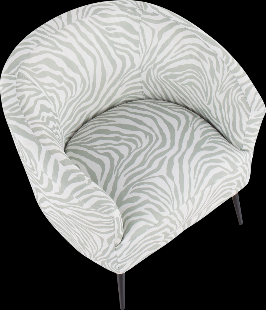 Kinuka Green Accent Chair - Thumbnail - Image 6