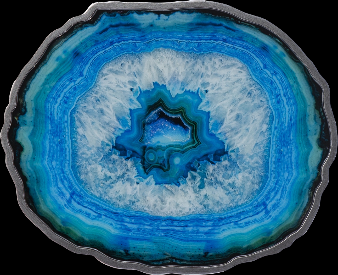 Kinzieway Blue Accent Table - Thumbnail - Image 2