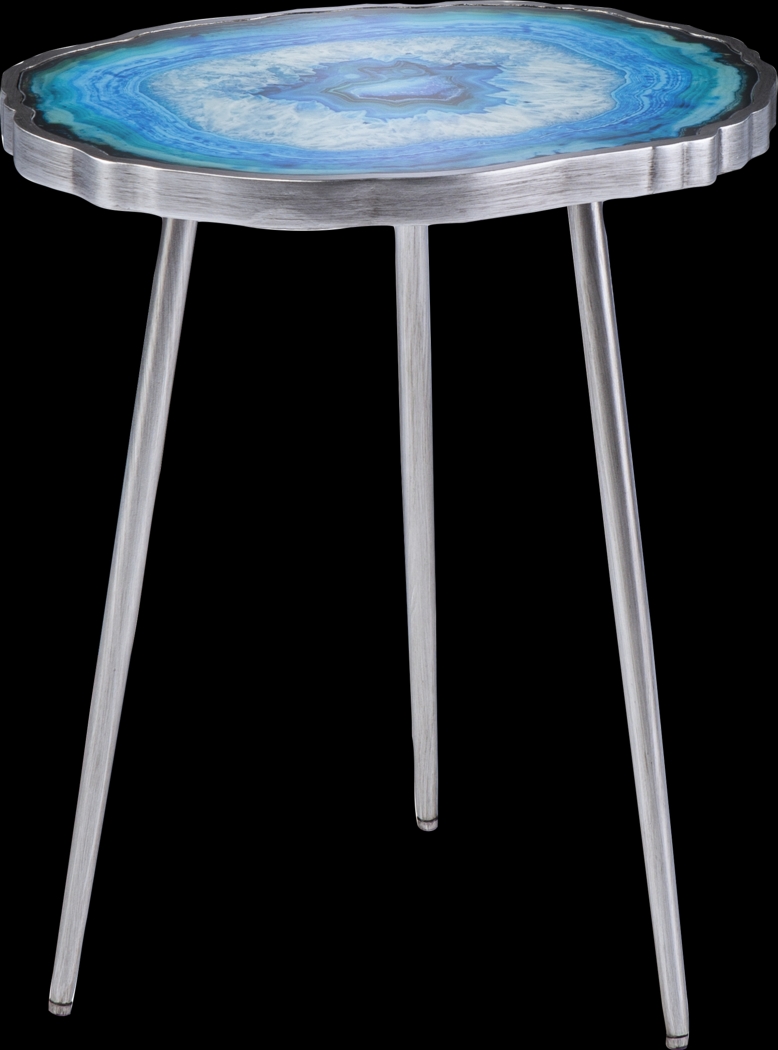 Kinzieway Blue Accent Table - Thumbnail - Image 1