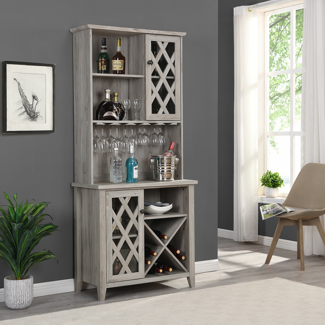 Kinzua Gray Bar Cabinet - Thumbnail - Image 4