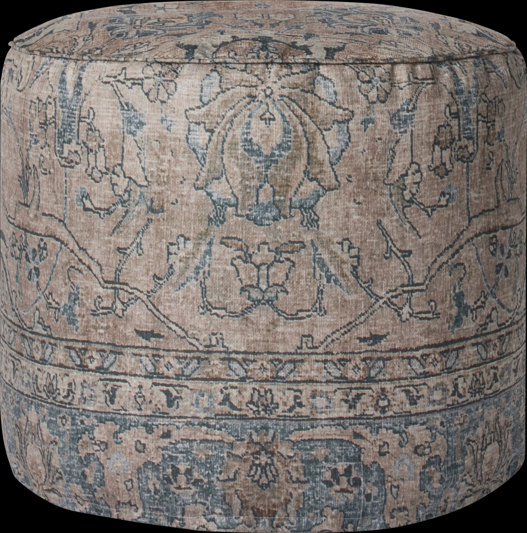 Kiona Taupe Pouf - Thumbnail - Image 1