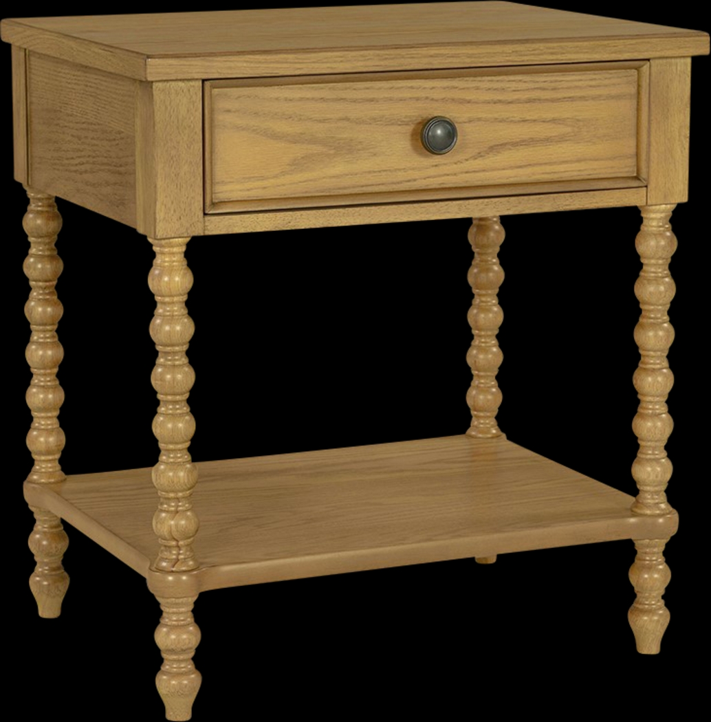 Kiphen Brown Nightstand - Thumbnail - Image 1