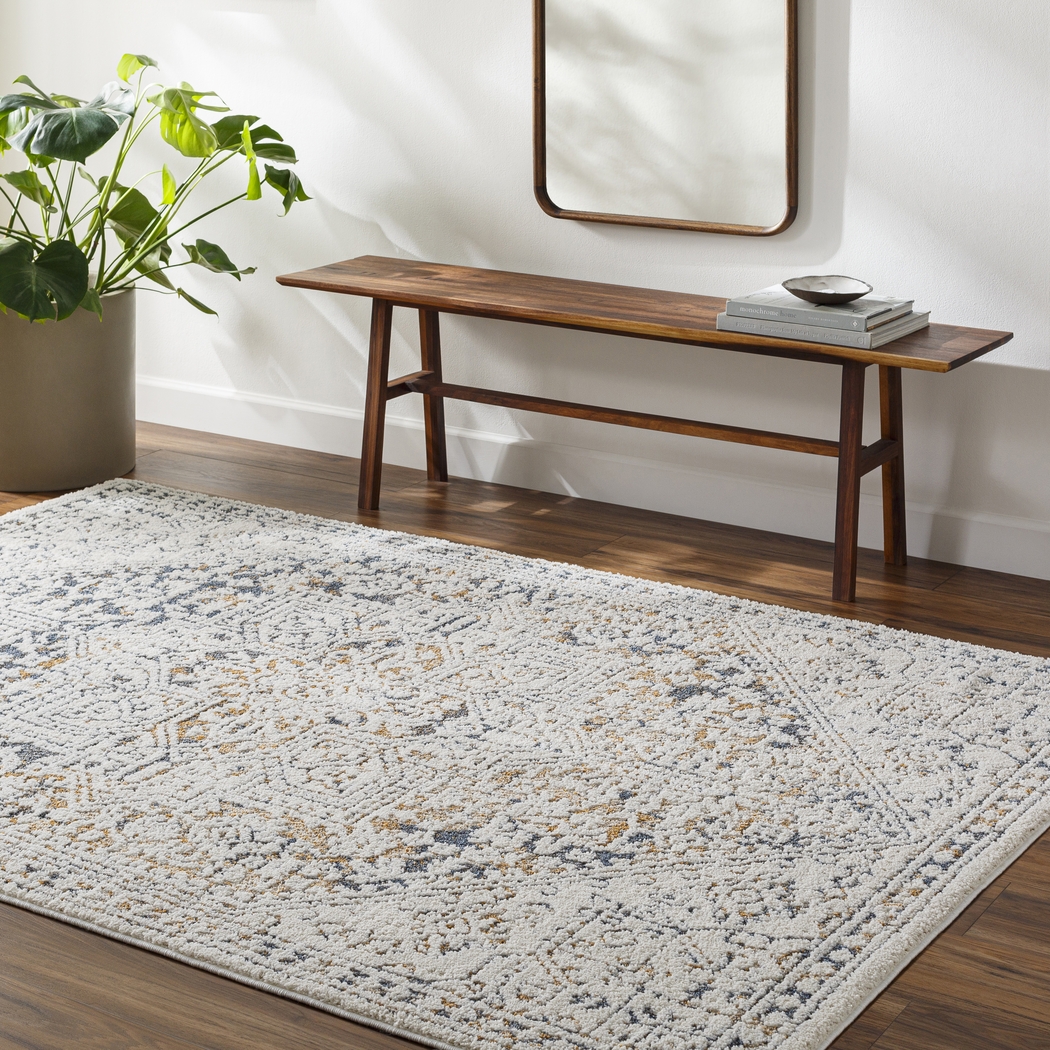 Kipini Cream 7'10 x 10' Area Rug - Thumbnail - Image 2