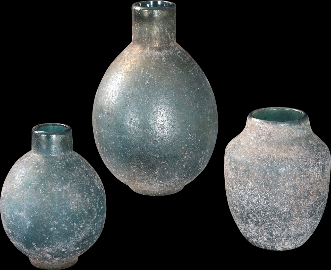 Kipley Blue Vase, Set of 3 - Thumbnail - Image 1