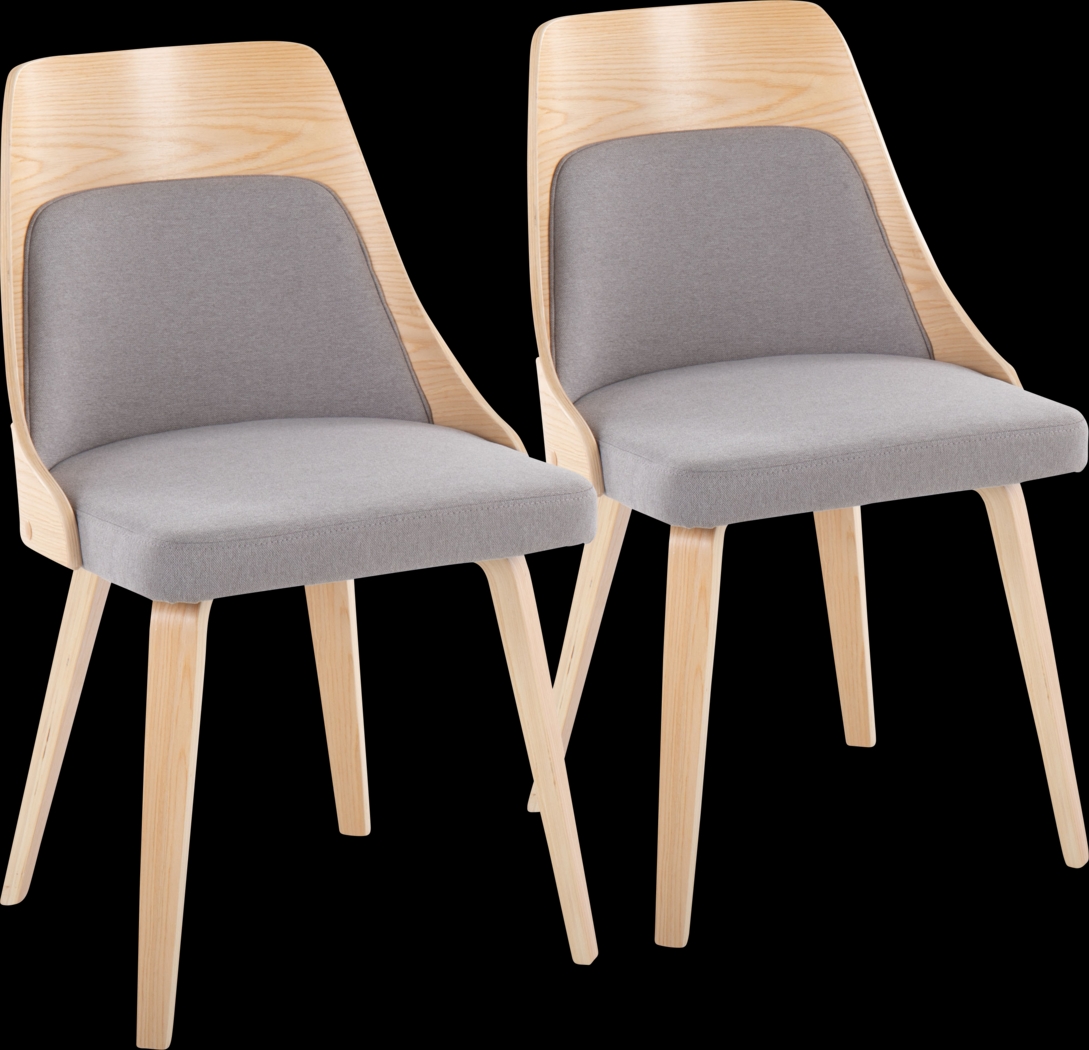 Kirkleigh I Gray Side Chair, Set of 2 - Thumbnail - Image 1