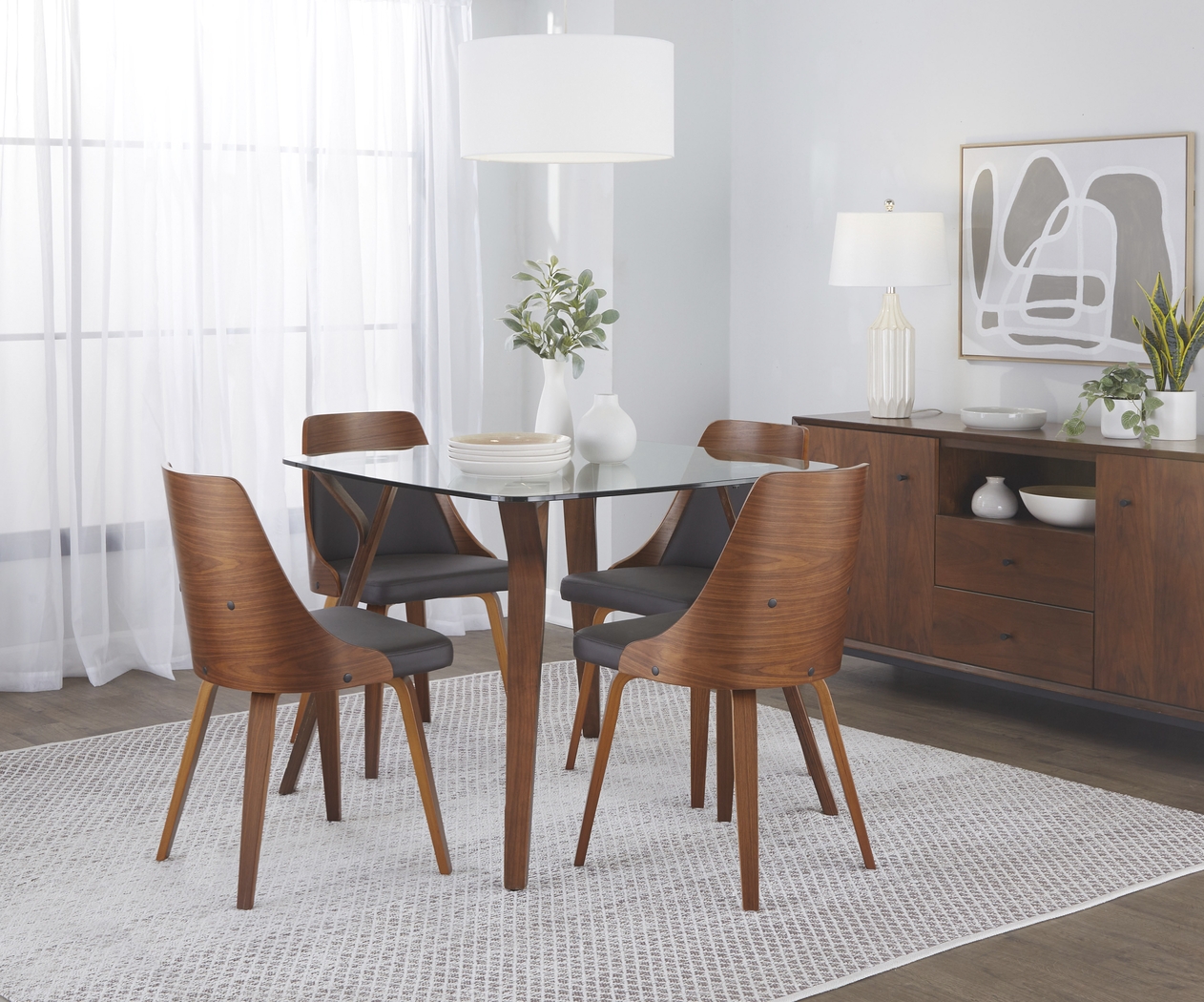 Kirkleigh II Brown Side Chiar, Set of 2 - Thumbnail - Image 2