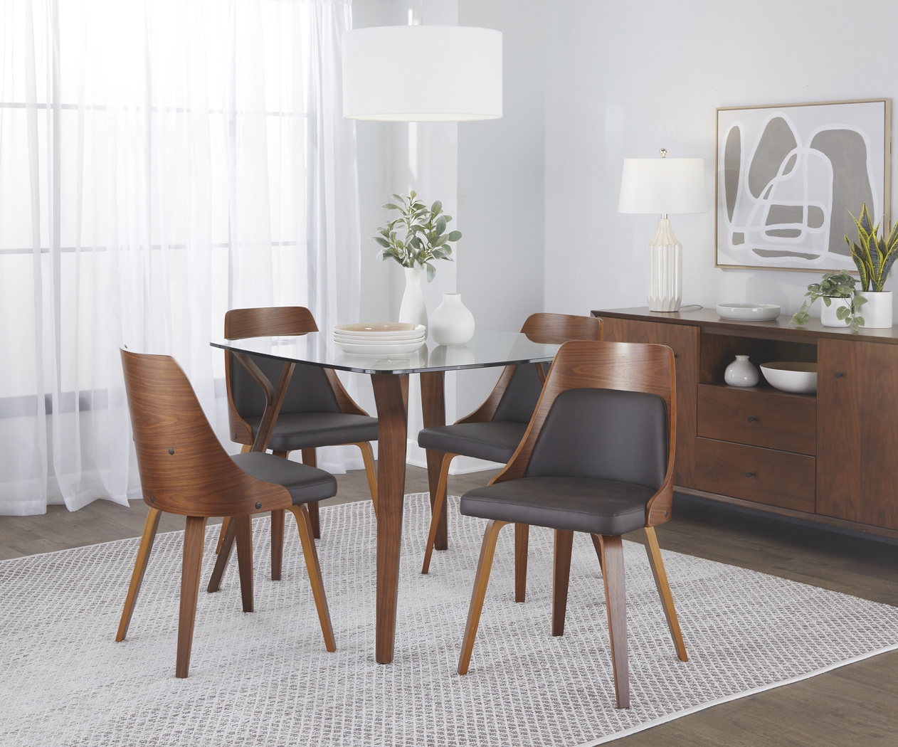 Kirkleigh II Brown Side Chiar, Set of 2 - Thumbnail - Image 3