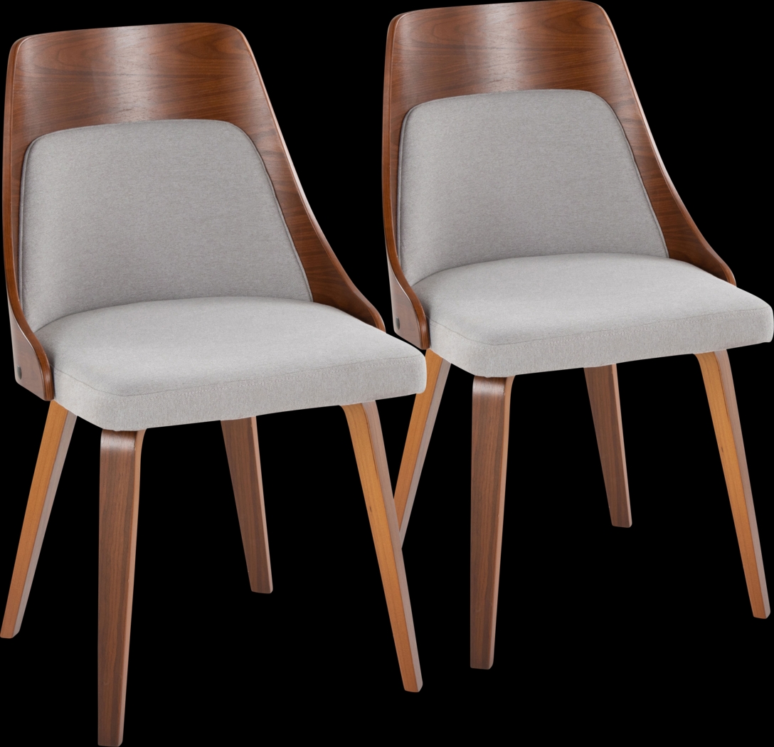 Kirkleigh II Gray Side Chair, Set of 2 - Thumbnail - Image 1