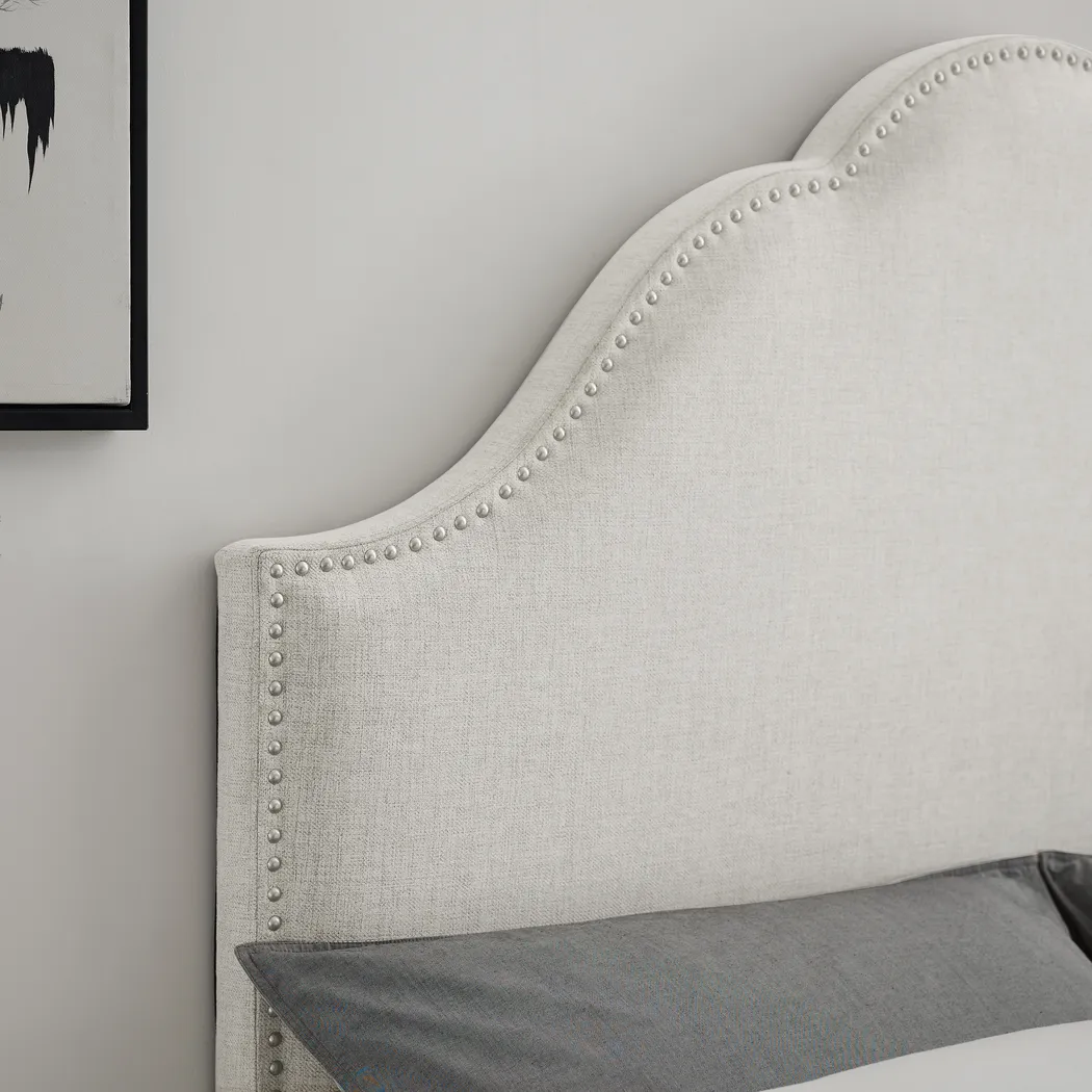 Kirksey Light Beige King/California King Upholstered Headboard - Thumbnail - Image 6