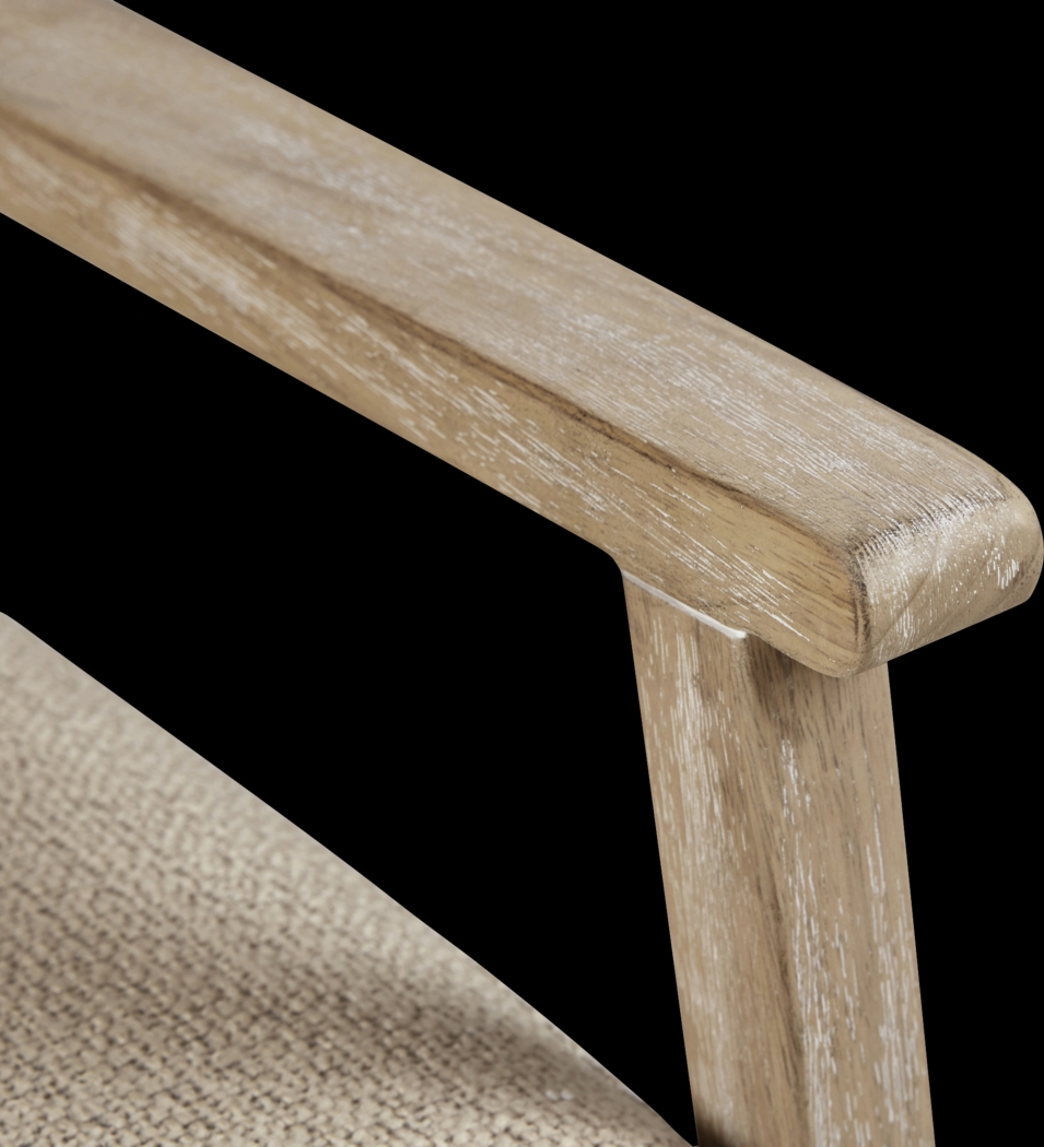 Kirkside Light Brown Accent Chair - Thumbnail - Image 2