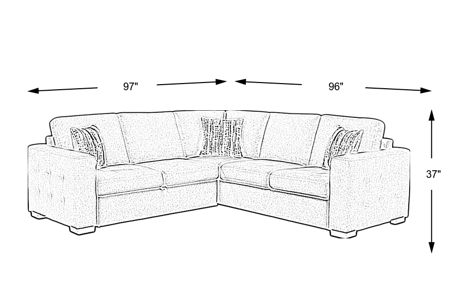 Dimension Image. Please refer to the Dimension Tab on this page for dimension details.