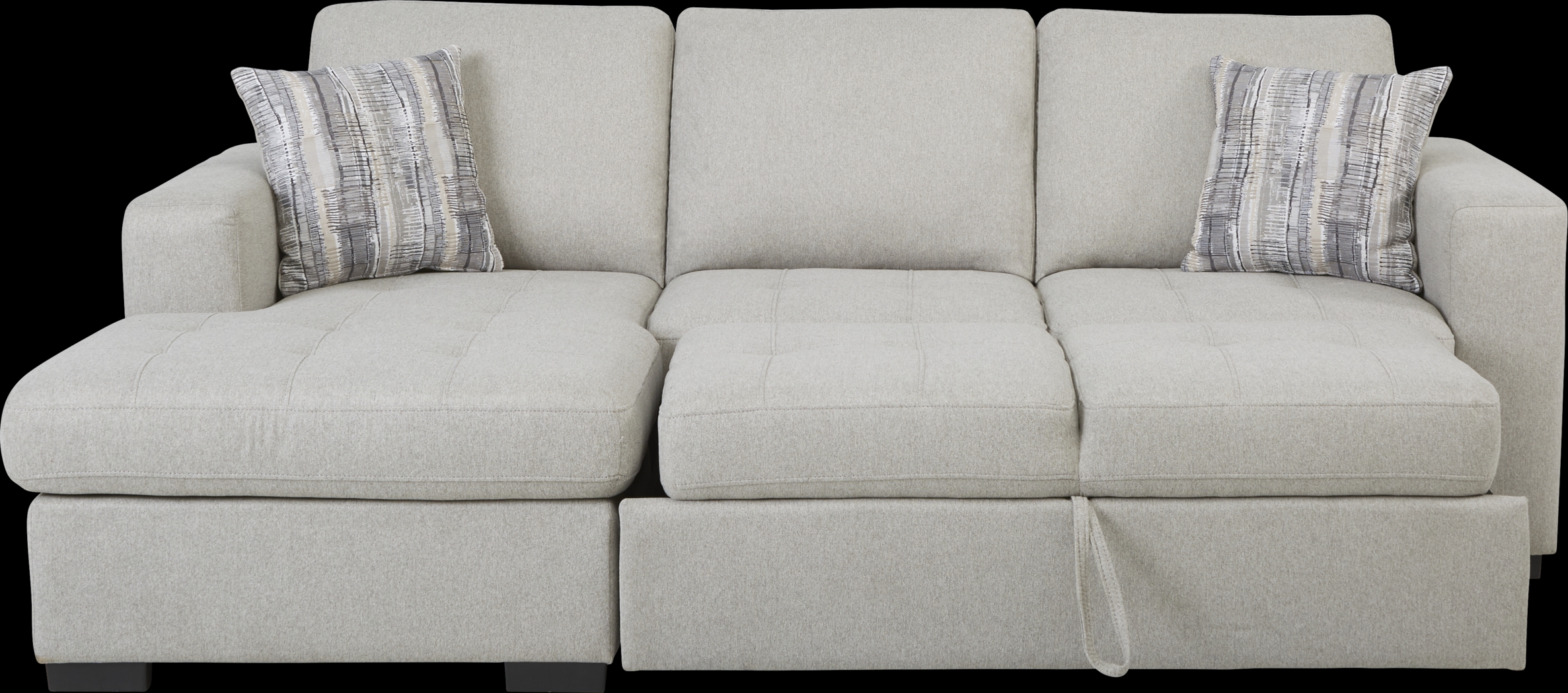 Kirkwell Gray 2 Pc Sleeper Sectional - Thumbnail - Image 3