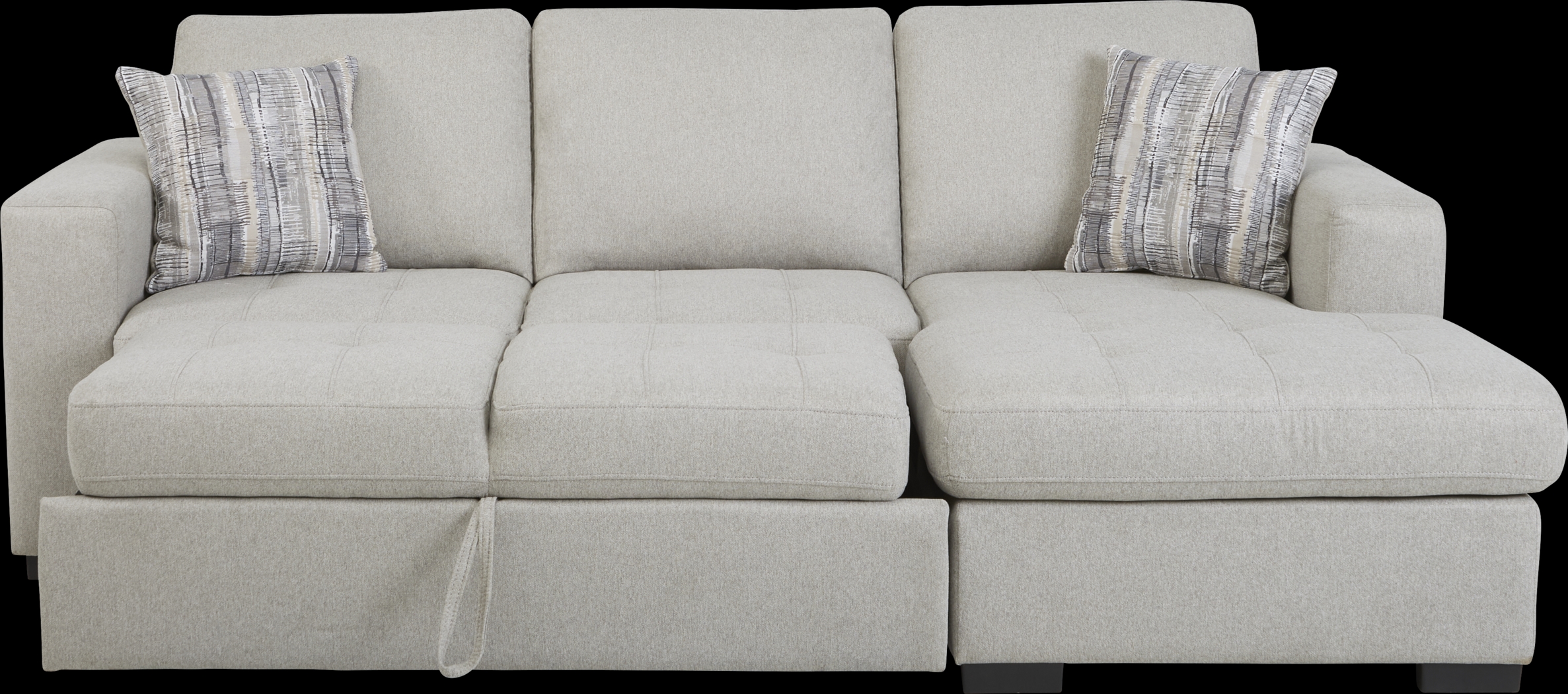 Kirkwell Gray 2 Pc Sleeper Sectional - Thumbnail - Image 3