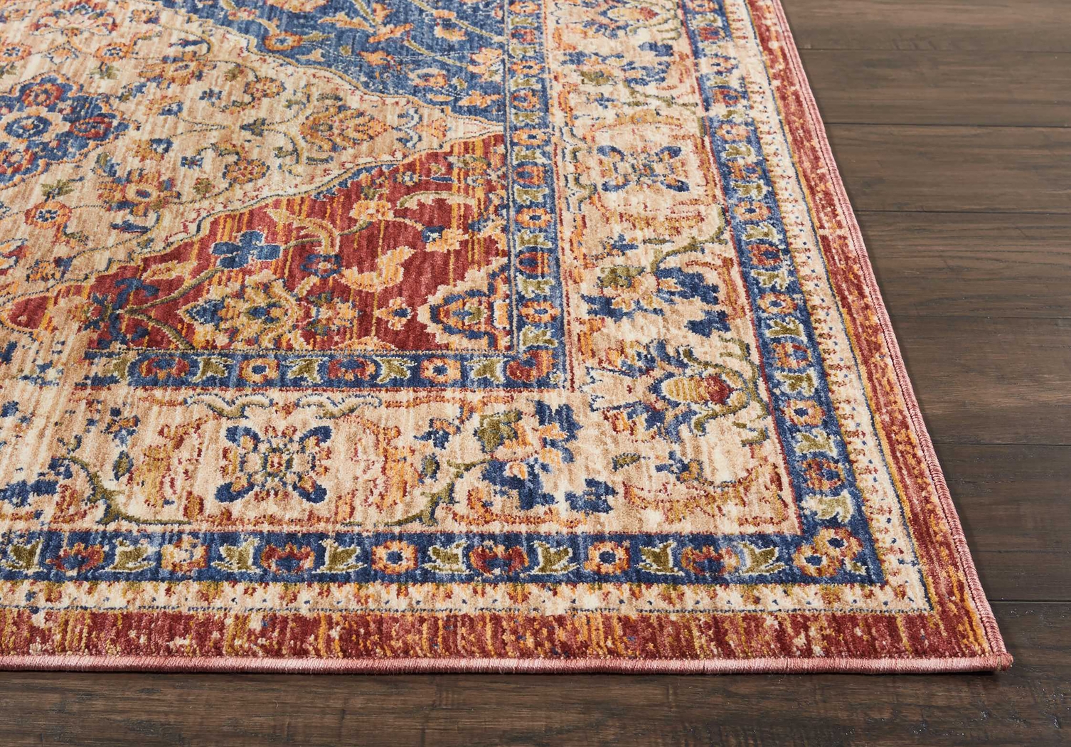 Kirman Cream 9'10 x 13'2 Rug - Thumbnail - Image 2