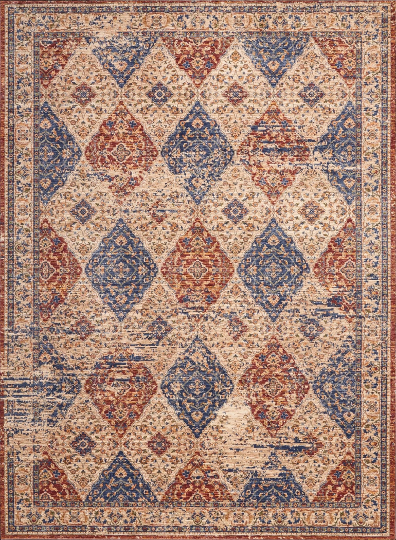 Kirman Cream 9'10 x 13'2 Rug - Thumbnail - Image 1