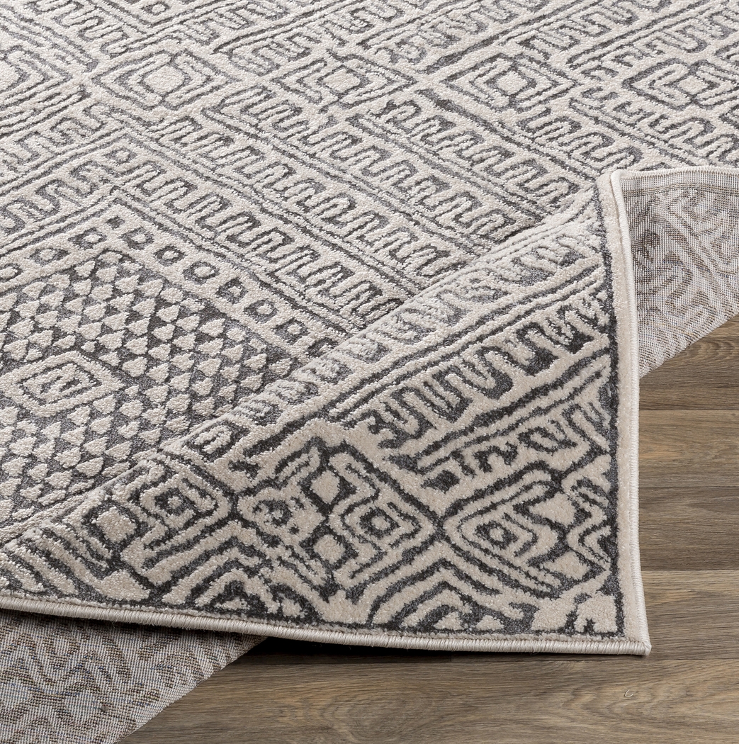 Kishara White 5'3 x 7'3 Rug - Thumbnail - Image 2