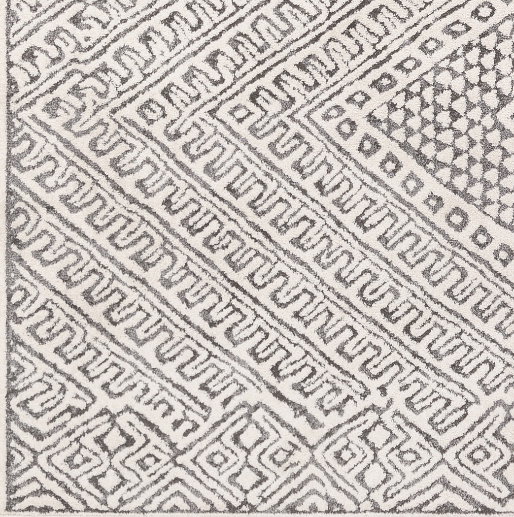 Kishara White 5'3 x 7'3 Rug - Thumbnail - Image 4