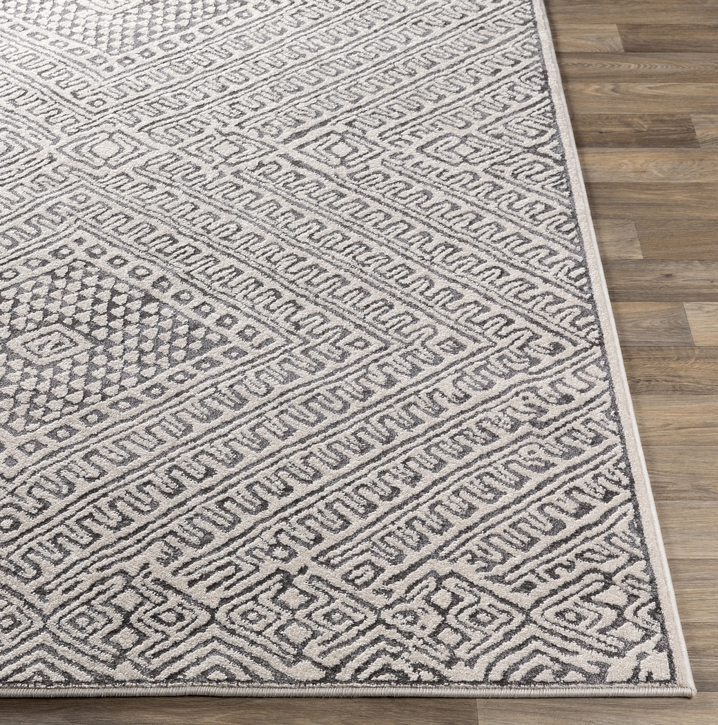 Kishara White 5'3 x 7'3 Rug - Thumbnail - Image 6