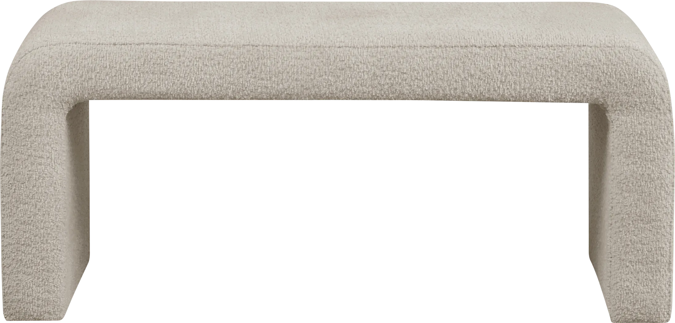 Kissatchie I Beige Accent Bench - Thumbnail - Image 3