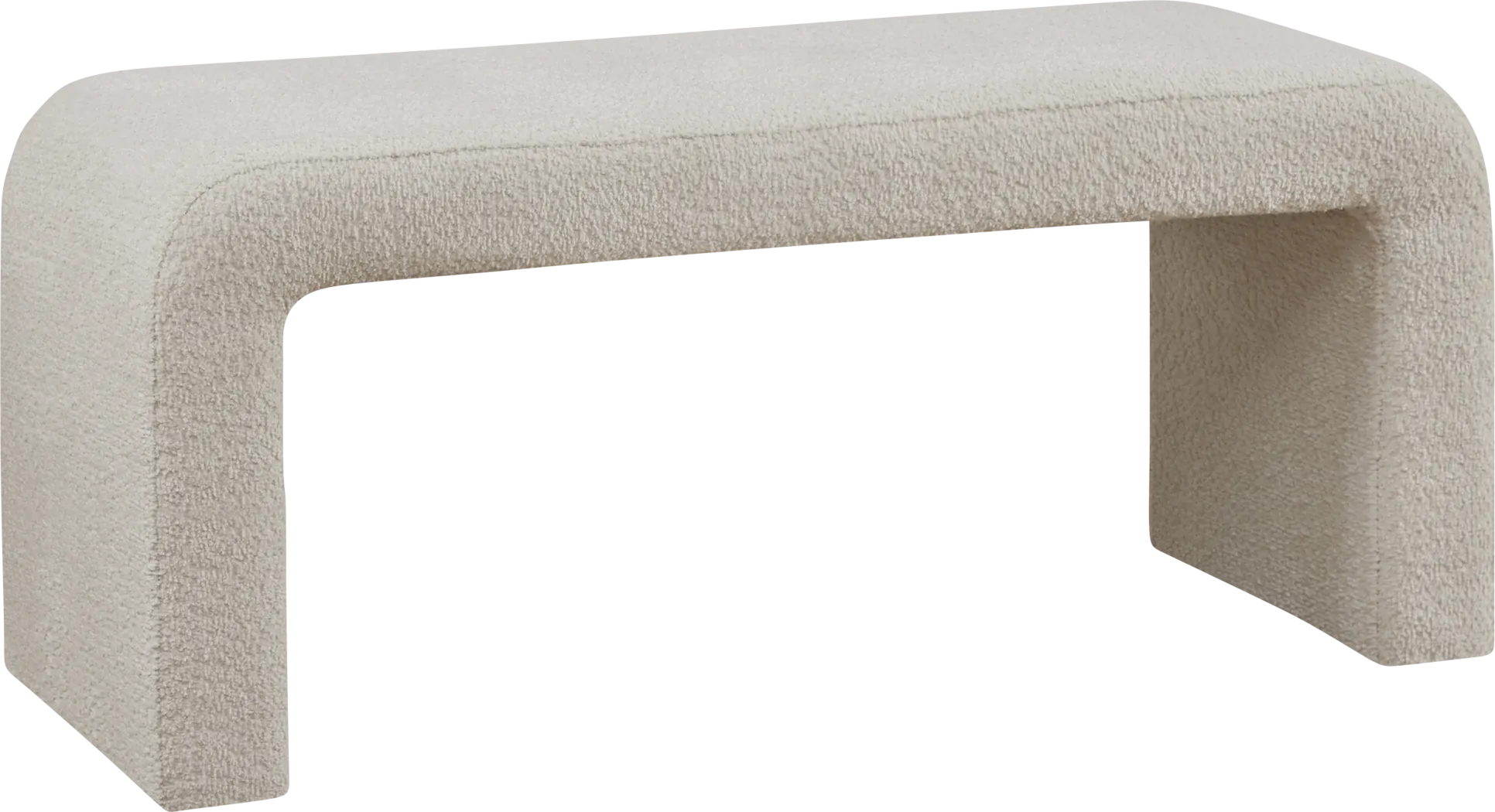 Kissatchie I Beige Accent Bench - Thumbnail - Image 1