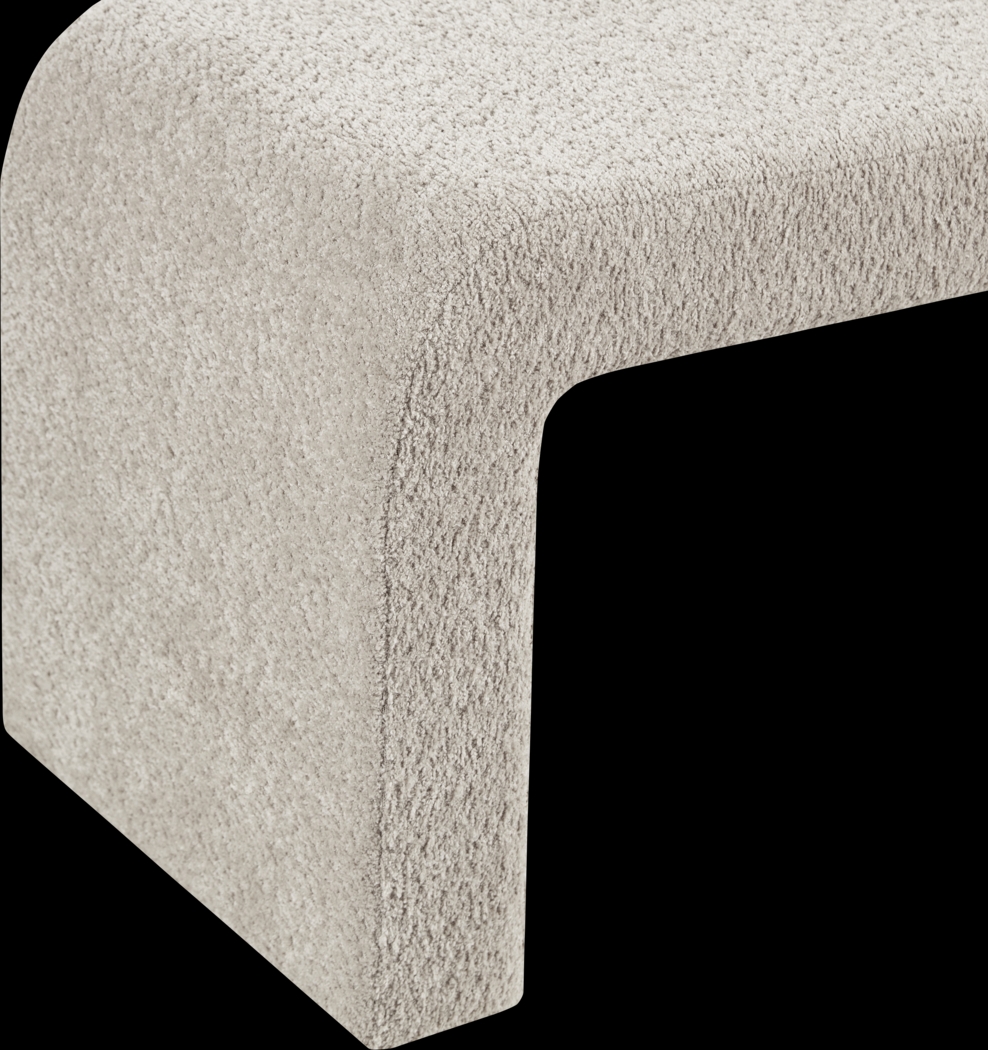 Kissatchie II Beige Accent Bench - Thumbnail - Image 4