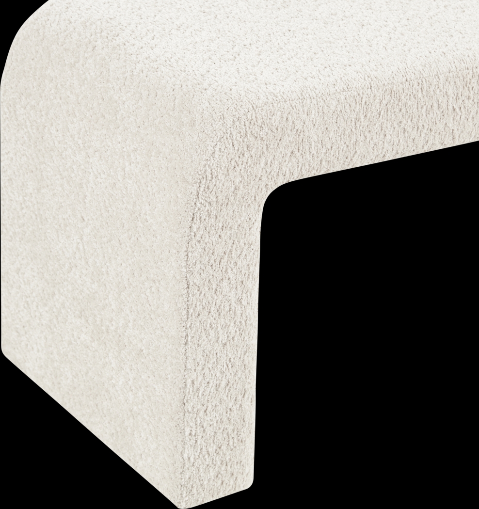 Kissatchie II Cream Accent Bench - Thumbnail - Image 4