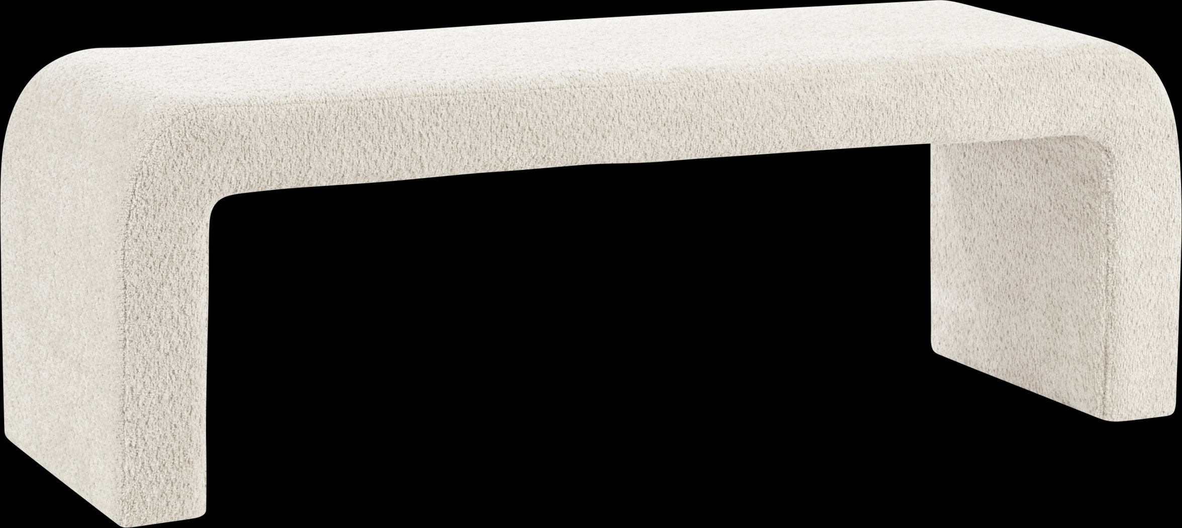 Kissatchie II Cream Accent Bench - Thumbnail - Image 1