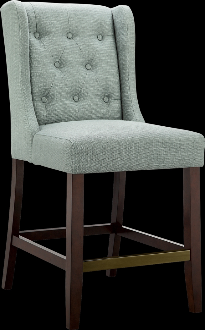 Kitmore Blue Counter Height Stool - Thumbnail - Image 1