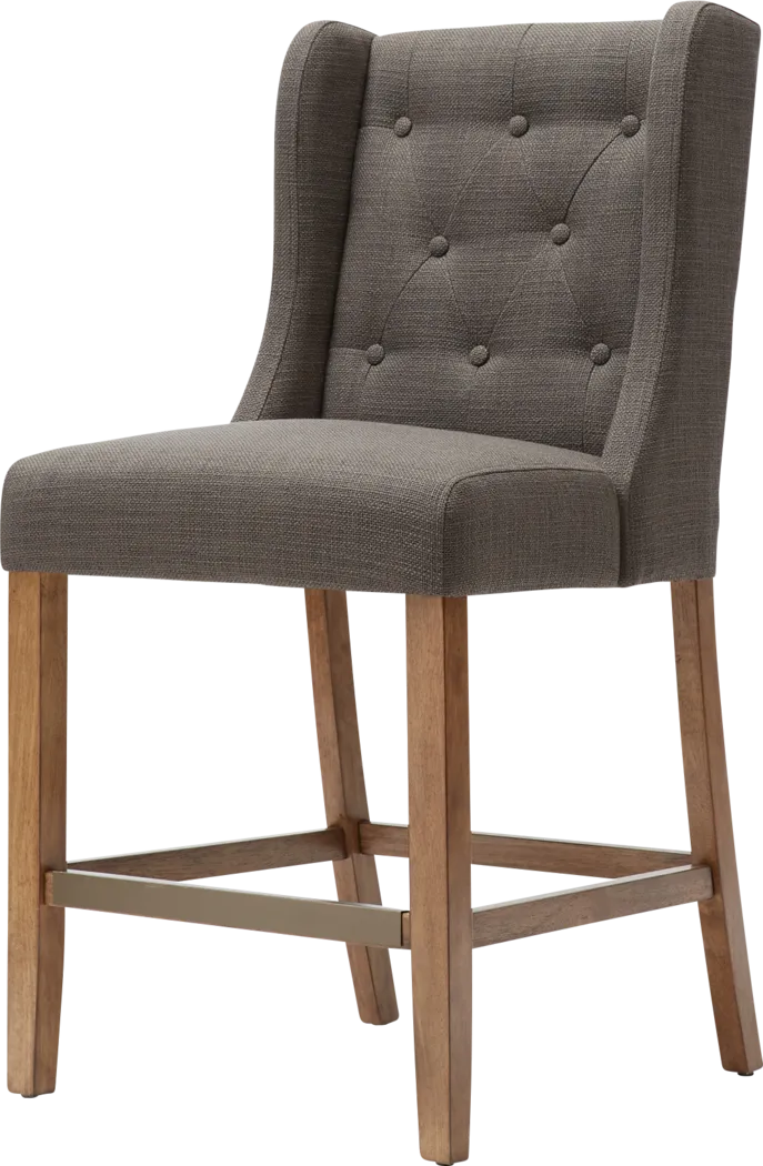 Kitmore Charcoal Counter Height Stool - Thumbnail - Image 1