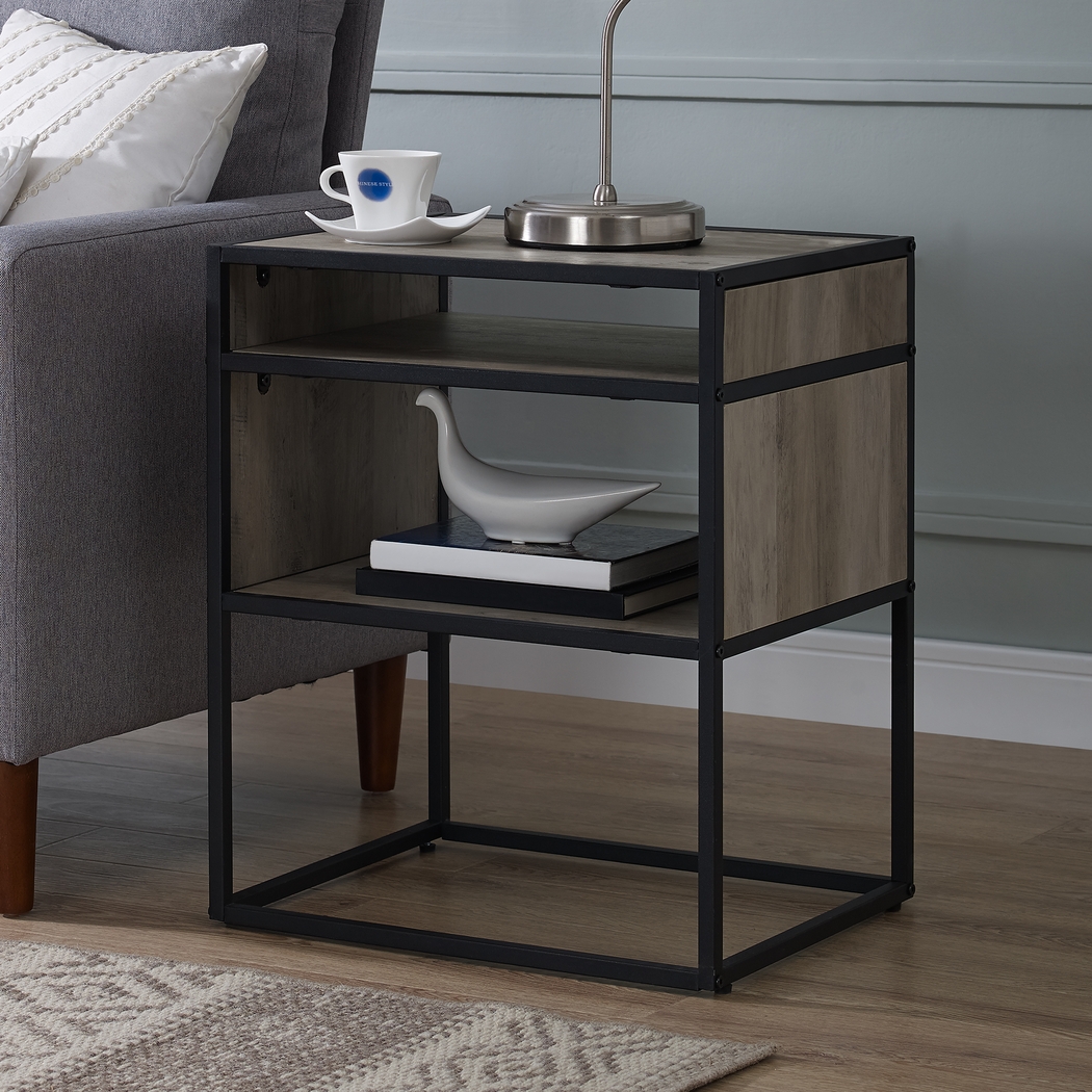Kittanset Gray End Table - Thumbnail - Image 4