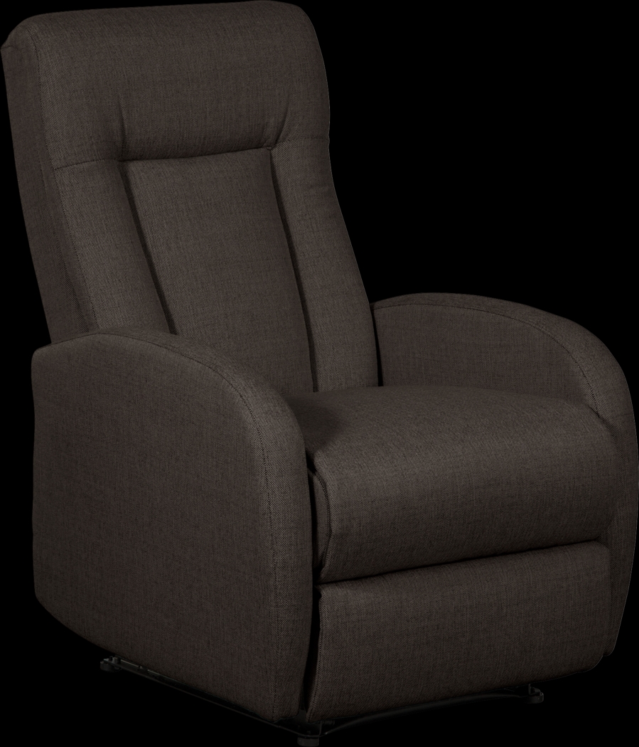 Kittering Dark Brown Recliner - Thumbnail - Image 1
