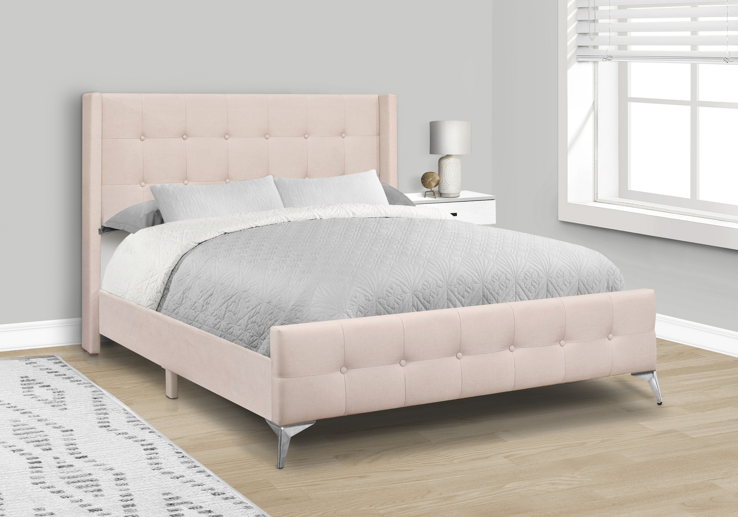 Kittingham Pink Queen Bed - Thumbnail - Image 2